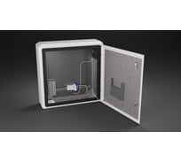 Термошкаф с монтажной панелью "Метком Групп" (ШхВхГ) 600x600x210 мм, ТШ-1, с обогревом и с вентиляцией, с креплением на стену ТШ-1-60.60.21-MK-0-1