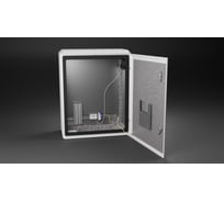 Термошкаф с монтажной панелью "Метком Групп" (ШхВхГ) 600x760x350 мм, ТШ-2, с обогревом и с вентиляцией, без крепления ТШ-2-60.76.35-MK-0-3