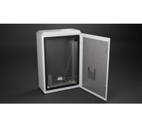 Термошкаф с монтажной панелью "Метком Групп" (ШхВхГ) 800x1200x400 мм, ТШ-16, с обогревом и с вентиляцией, с креплением на опору ТШ-16-80.120.40-MK-0-0