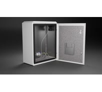 Термошкаф с монтажной панелью "Метком Групп" (ШхВхГ) 600x760x350 мм, ТШ-2, с вентиляцией и без обогрева, без крепления ТШ-2-60.76.35-MK-2-3