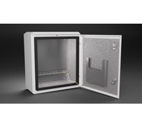 Термошкаф с монтажной панелью "Метком Групп" (ШхВхГ) 450x500x230 мм, ТШ-6, без обогрева и вентиляции, с креплением на стену ТШ-6-45.50.23-MK-3-1