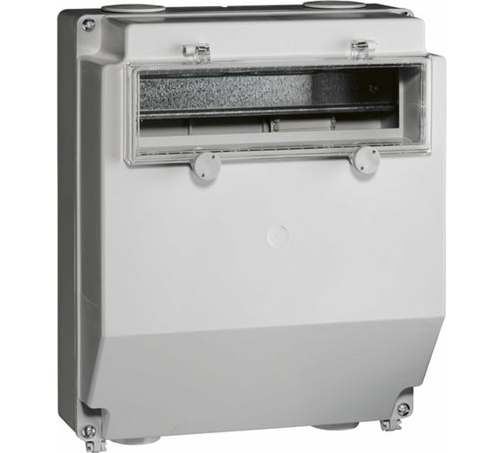 Бокс ABL 260x319x146 mm с окошком и DIN-рейкой на 12 модулей, IP44 B 60.03