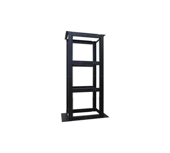 Открытая стойка Hyperline TTK-4882-0000-R00-RAL9005 Стойка телекоммуникационная разборная, 48U, глубина 800 мм, цвет черный 481287