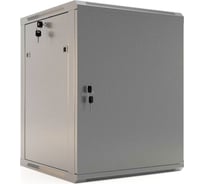 Настенный шкаф Hyperline TWB-0445-SR-RAL7035 19-дюймовый (19"), 4U, 278x600x450, металлическая передняя дверь с замком, две боковые панели, Цвет серый (RAL 7035) (разобранный) 451985