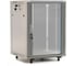 Настенный шкаф Hyperline TWB-FC-1245-GP-RAL7035 19-дюймовый (19"), 12U, 650x600x450, стеклянная дверь с перфорацией по бокам, ручка с замком, с возможностью установки на ножки (в комплекте), Цвет серый (RAL 7035) (разобранный) 452013 1