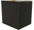 Настенный шкаф Hyperline TWB-1568-SR-RAL9004 19-дюймовый (19"), 15U, 775x600x800, металлическая передняя дверь с замком, две боковые панели, Цвет черный (RAL 9004) (разобранный) 480827 1