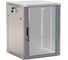 Настенный шкаф Hyperline TWB-1545-GP-RAL7035 19-дюймовый (19"), 15U, 775x600x450, стеклянная дверь с перфорацией по бокам, ручка с замком, Цвет серый (RAL 7035) (разобранный) 451998 1