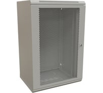 Настенный шкаф WRLine WR-TW-2266-SD-RAL7035 19-дюймовый (19"), 22U, 1086x600x600, перфорированная металлическая дверь с замком, Цвет серый (RAL 7035) (разобранный) 521273
