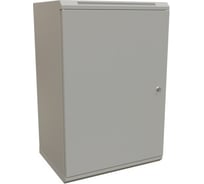 Настенный шкаф WRLine WR-TW-2245-SR-RAL7035 19-дюймовый (19"), 22U, 1086x600x450, цельнометаллическая дверь с замком, Цвет серый (RAL 7035) (разобранный) 521013