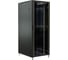 19-дюймовый напольный шкаф WRLine WR-TT-4284-AS-RAL9004 42U, 2055x800x450 мм (ВхШхГ), передняя стеклянная дверь со стальными перфорированными боковинами, задняя дверь сплошная, цвет черный (RAL 9004) (разобранный) 520214 1