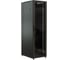 19-дюймовый напольный шкаф WRLine WR-TT-2766-AS-RAL9004 27U, 1388x600x600 мм (ВхШхГ), передняя стеклянная дверь со стальными перфорированными боковинами, задняя дверь сплошная, цвет черный (RAL 9004) (разобранный) 520179 1