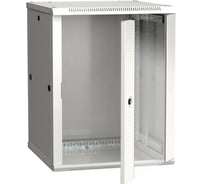 Шкаф 19 дюйм LINEA W ITK 12U 600х600мм настен. стекл. дверь RAL7035 LWR3-12U66-GF