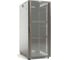 Напольный 19-дюймовый шкаф Hyperline TTB-1861-DD-RAL7035 18U, 988x600x1000 мм (ВхШхГ), передняя и задняя распашные перфорированные двери (75%), ручка с замком, крыша нового типа, цвет серый (RAL 7035) (разобранный) 451911 1