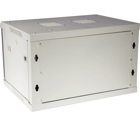 Настенный шкаф TWT Pro 12U 600x600 стеклянная дверь CBWPG-12U-6x6-GY