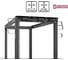 Открытая серверная стойка SYSMATRIX 36U, 19" / 21"/ 23" глубиной 800мм и 1000мм DR 0036.900 PROF 2
