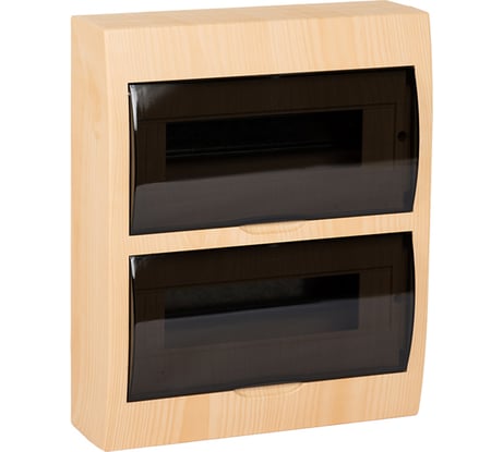 Распределительный навесной щит EKF ЩРН-П-24 светлое дерево IP41 PROxima pb40-n-24-light