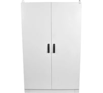 Электротехнический напольный шкаф ELBOX EME, IP55, 2200x1200x600 мм (ВхШхГ), дверь: двойная распашная, металл, цвет: серый, EME-2200.1200.600-2-IP55