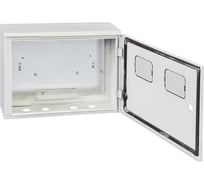 Щит учетный герметичный Rusconnect щуг-2 310х415х150 для двух счётчиков два окошка, ip 54 181952