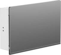 Корпус EKF ArtShell Elegance встраиваемый силовой 22 модуля, серебряная металлическая дверь artshell-e-22p-sm