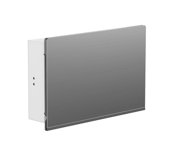 Корпус EKF ArtShell Elegance встраиваемый силовой 22 модуля, серебряная металлическая дверь artshell-e-22p-sm
