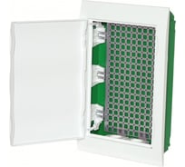 Встраиваемый корпус Systeme Electric City9 box it с белой дверцей 3ряд/36мод 2 розетки (ранее MIP312FU) EZ9E312P2FIT