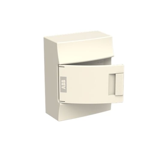 Настенный бокс ABB Mistral41 8М непрозрачная дверь без клемм белый 1SPE007717F0310
