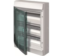 Настенный бокс ABB 54М прозрачная дверь Mistral65 с клемм серый 1SLM006501A1208