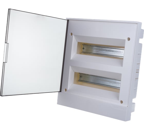 Бокс в нишу ABB 24М серая дверь Basic E с клеммами 1SZR004002A1207