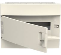 Бокс в нишу ABB Mistral41 12М непрозрачная дверь без клемм белый 1SLM004100A1103