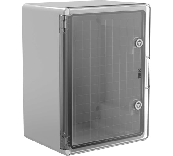 Корпус пластиковый IEK ЩМПп 400x300x220мм прозрачная дверь УХЛ1 IP65 MKP92-N-403022-65