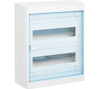 Накладной распределительный щит Legrand Nedbox с прозрачной дверью 2 рейки х 12 (+1) модулей 601247