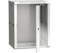 Шкаф ITK LINEA W 18U 600х450 мм дверь стекло RAL 7035 LWR3-18U64-GF