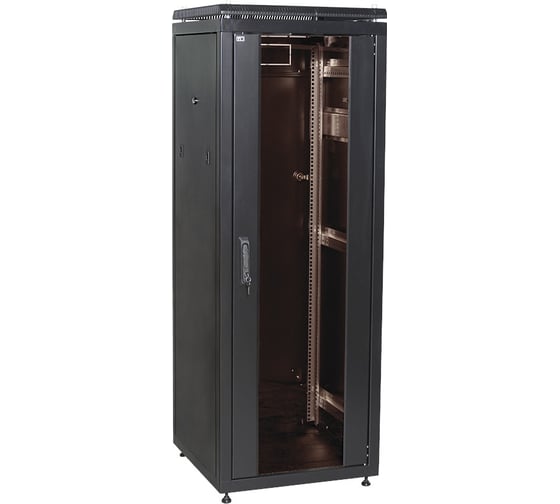Сетевой шкаф ITK Linea N 19" 47U 600x600 мм LN05-47U66-G