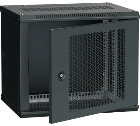 Шкаф ITK Linea W 6U 600x450 мм перфорированная дверь RAL9005 LWR5-06U64-PF