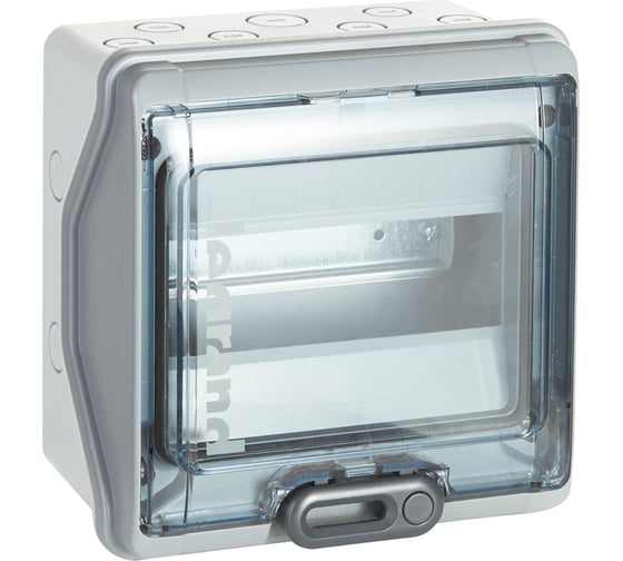 Щиток Legrand Plexo³ IP 65 IK 09 1 ряд 40 А 8 модулей 601978