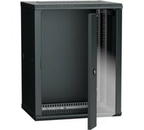 Шкаф ITK LINEA W 15U 600х450 мм дверь стекло RAL 9005 LWR5-15U64-GF