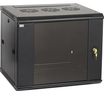 Шкаф ITK LINEA W 9U 600х600 мм дверь стекло RAL 9005 LWR5-09U66-GF