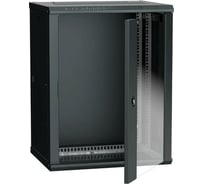Шкаф ITK LINEA W 18U 600х450 мм дверь стекло RAL 9005 LWR5-18U64-GF