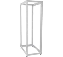 Двухрамная стойка ITK 19 дюймов 33U 600х1000 мм регулируемая глубина серая LF35-33U68-2R