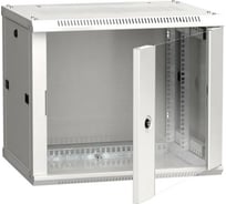 Шкаф ITK LINEA W 9U 600х450 мм дверь стекло RAL 7035 LWR3-09U64-GF