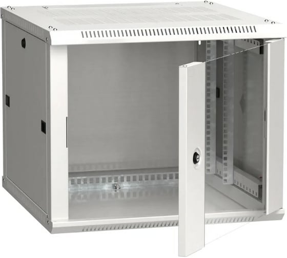 Шкаф ITK LINEA W 9U 600х600 мм дверь стекло RAL 7035 LWR3-09U66-GF
