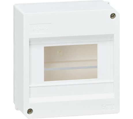 Щиток Legrand накладной Mini S 6 модулей белый RAL 9010 001358
