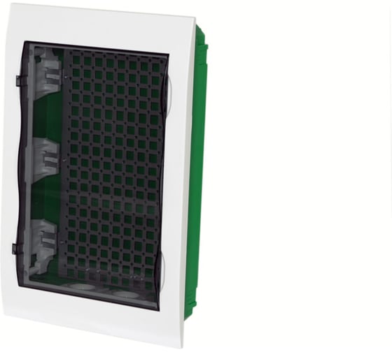 Встраиваемый корпус Systeme Electric City9 box it с прозрачной дверцей, 3 ряда/36 модудей, 2 розетки EZ9E312S2FIT
