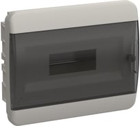 Корпус пластиковый IEK TEKFOR ЩРВ-П-12 IP41 черн. прозр. дверь TF5-KP12-V-12-41-K01-K03