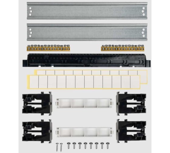Корпус пластиковый IEK TEKFOR ЩРВ-П-24 IP41 бел. дверь TF5-KP13-V-24-41-K01-K01