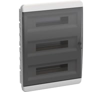 Корпус пластиковый IEK TEKFOR ЩРВ-П-54 IP41 черн. прозр. дверь / BVK 40-54-1 TF5-KP12-V-54-41-K01-K03