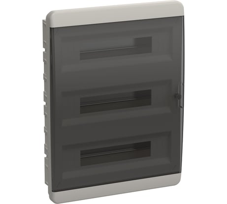 Корпус пластиковый IEK TEKFOR ЩРВ-П-54 IP41 черн. прозр. дверь / BVK 40-54-1 TF5-KP12-V-54-41-K01-K03