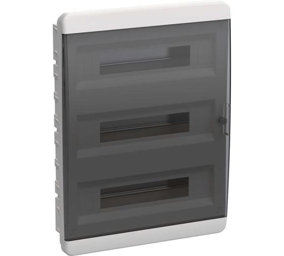 Корпус пластиковый IEK TEKFOR ЩРВ-П-54 IP41 черн. прозр. дверь / BVK 40-54-1 TF5-KP12-V-54-41-K01-K03