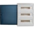Корпус пластиковый IEK TEKFOR ЩРВ-П-54 IP41 черн. прозр. дверь / BVK 40-54-1 TF5-KP12-V-54-41-K01-K03 3