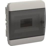 Корпус пластиковый IEK TEKFOR ЩРВ-П-8 IP41 черн. прозр. дверь TF5-KP12-V-08-41-K01-K03